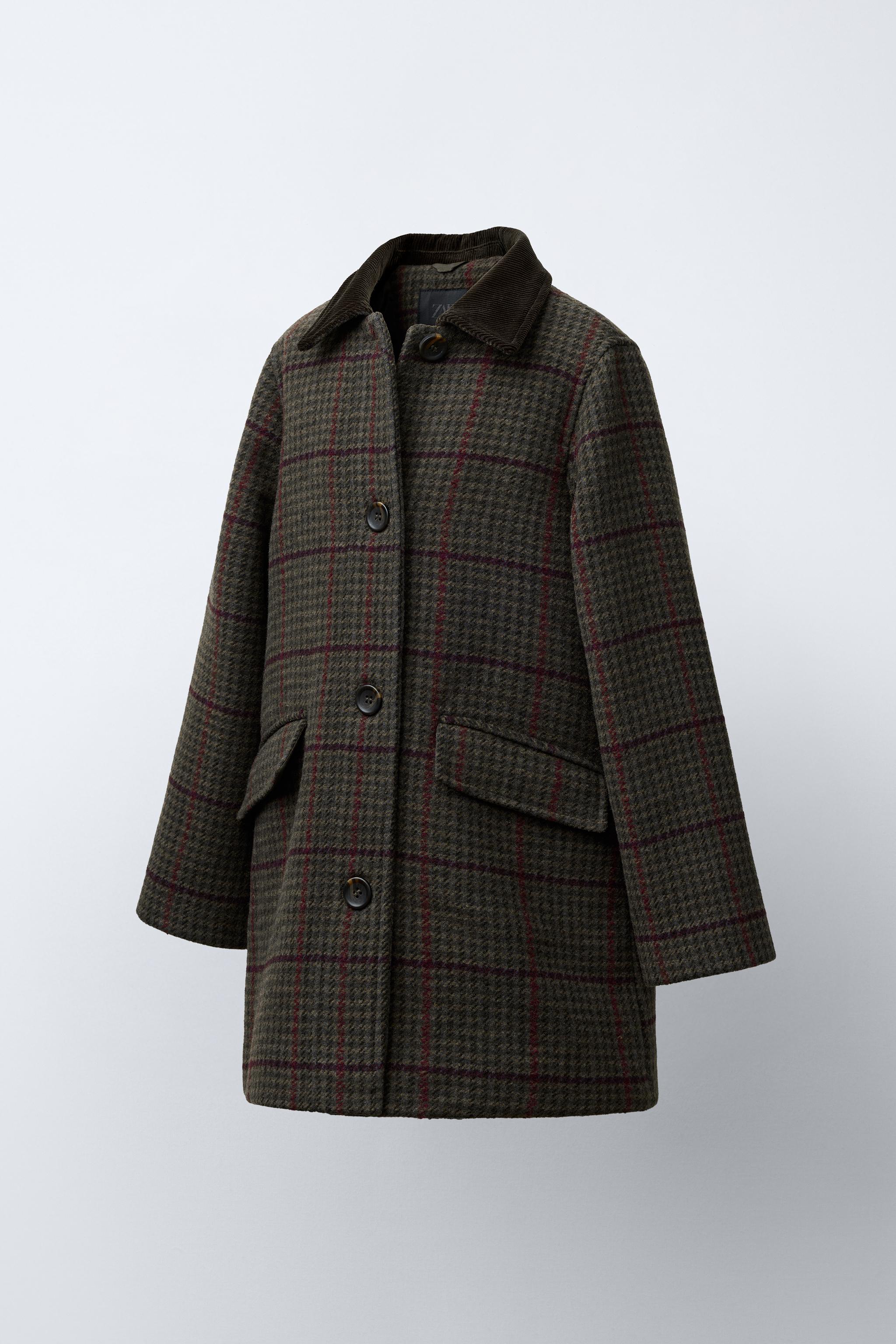 PLAID CLOTH COAT